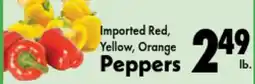 Marino's Supermarket Imported Red, Yellow, Orange Peppers offer