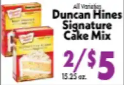 Marino's Supermarket Duncan Hines Signature Cake Mix offer