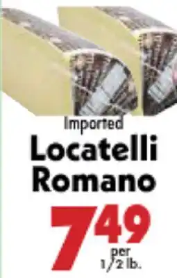 Marino's Supermarket Locatelli Romano offer