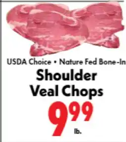 Marino's Supermarket USDA Choice • Nature Fed Bone-In Shoulder Veal Chops offer