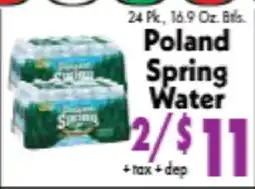 Marino's Supermarket Poland Spring Water offer