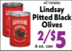 Marino's Supermarket All Varieties Lindsay Pitted Black Olives offer