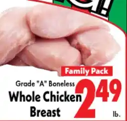 Marino's Supermarket Grade A Boneless Whole Chicken Breast offer