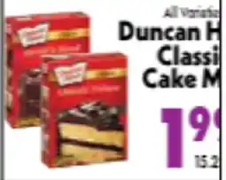 Marino's Supermarket All Varieties Duncan H Classic Cake Mix offer