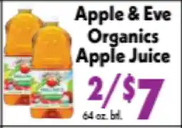 Marino's Supermarket Apple & Eve Organics Apple Juice offer