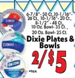 Marino's Supermarket Dixie Plates & Bowls offer