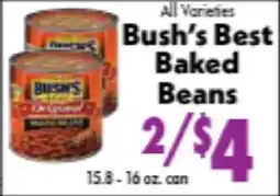 Marino's Supermarket All Varieties Bush's Best Baked Beans offer