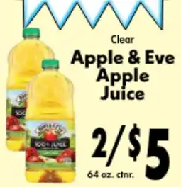 Marino's Supermarket Apple & Eve Apple Juice offer