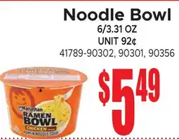 Jetro Noodle Bowl offer