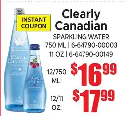 Jetro CLEARLY CANADIAN SPARKLING WATER offer