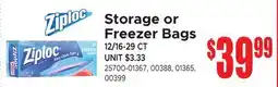 Jetro Storage or Freezer Bags offer