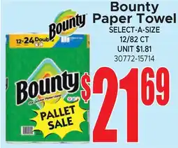 Jetro Bounty Paper Towel offer