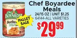 Jetro Chef Boyardee Meals offer