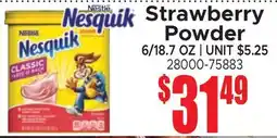 Jetro Nesquik CLASSIC Strawberry Powder offer
