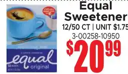 Jetro Equal Sweetener offer