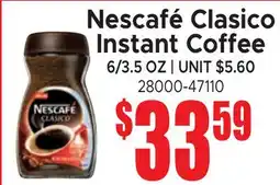 Jetro Nescafé Clasico Instant Coffee offer