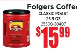 Jetro Folgers Coffee CLASSIC ROAST offer