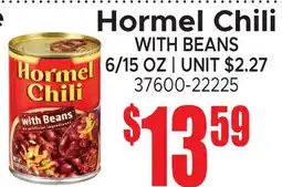 Jetro Hormel Chili WITH BEANS offer