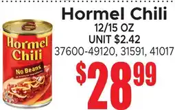 Jetro Hormel Chili offer