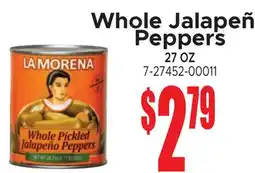 Jetro Whole Jalapeño Peppers offer