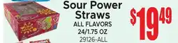 Jetro Sour Power Straws offer