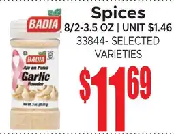 Jetro Spices offer