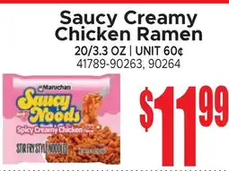 Jetro Saucy Creamy Chicken Ramen offer