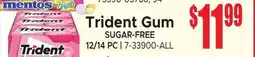 Jetro Trident Gum offer