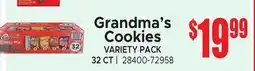 Jetro Grandma's Cookies VARIETY PACK offer
