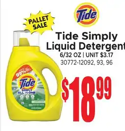 Jetro Tide Simply Liquid Detergent offer