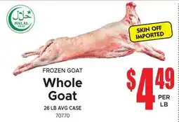 Jetro FROZEN GOAT Whole Goat offer