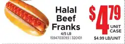 Jetro Halal Beef Franks offer