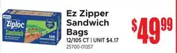 Jetro Ez Zipper Sandwich Bags offer