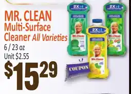Jetro MR. CLEAN Multi-Surface Cleaner All Varieties offer