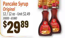 Jetro Pancake Syrup Original offer