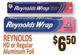 Jetro REYNOLDS HD or Regular Aluminum Foil offer