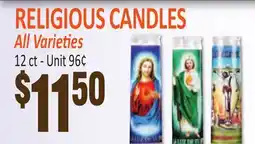 Jetro RELIGIOUS CANDLES offer