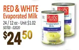 Jetro RED & WHITE Evaporated Milk offer