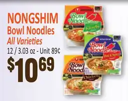 Jetro NONGSHIM Bowl Noodles offer