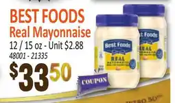 Jetro BEST FOODS Real Mayonnaise offer