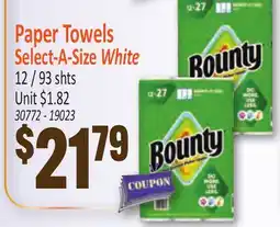 Jetro Paper Towels Select-A-Size White offer