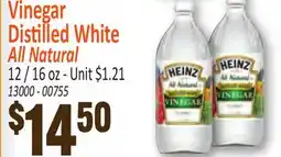 Jetro Vinegar Distilled White All Natural offer