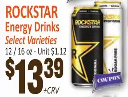 Jetro ROCKSTAR Energy Drinks offer