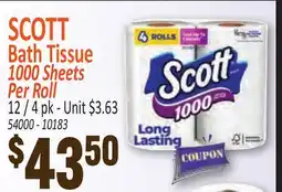 Jetro SCOTT Bath Tissue offer