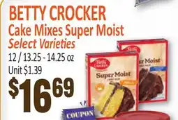 Jetro BETTY CROCKER Cake Mixes Super Moist offer