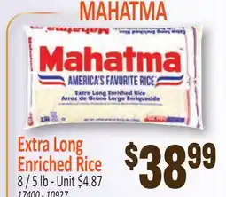 Jetro MAHATMA Extra Long Enriched Rice offer