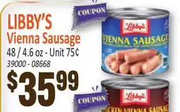 Jetro LIBBY'S Vienna Sausage offer