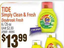 Jetro TIDE Simply Clean & Fresh offer