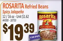 Jetro ROSARITA Refried Beans Spicy Jalapeño offer
