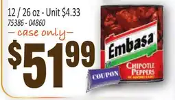 Jetro Embasa CHIPOTLE PEPPERS offer